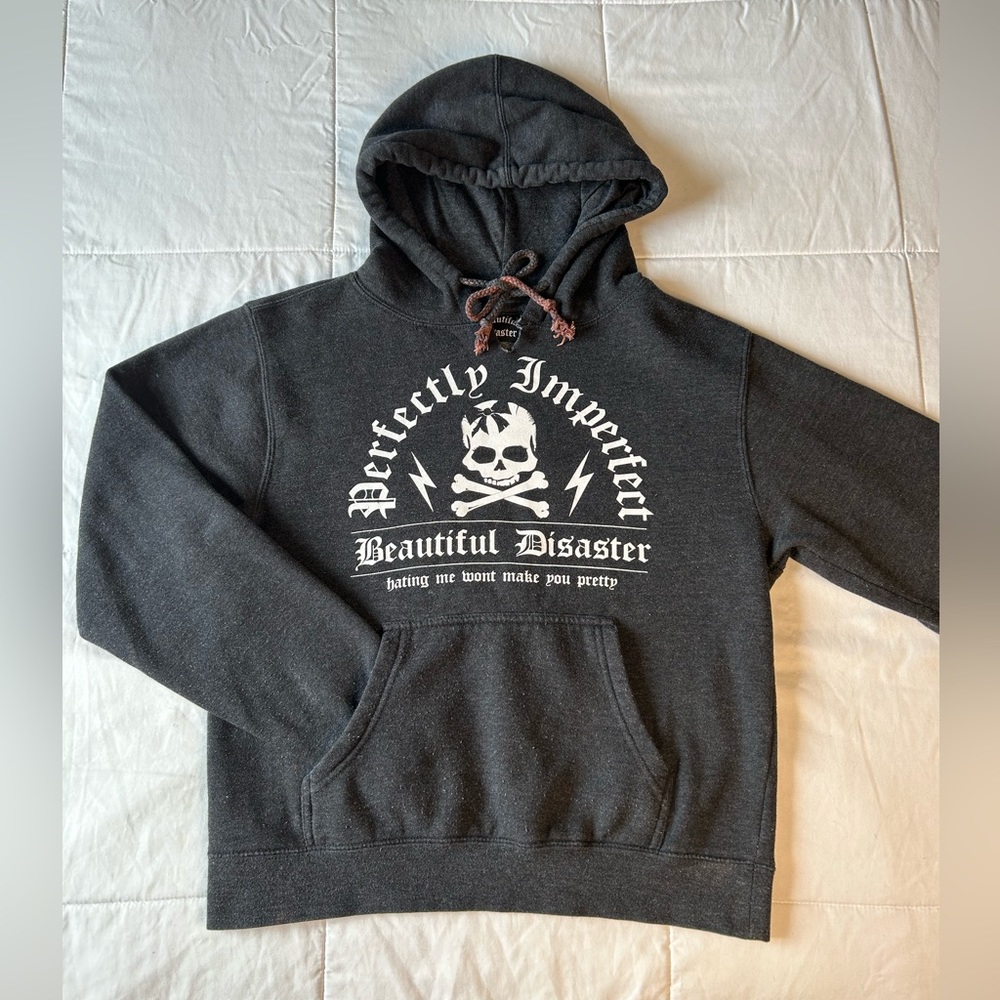 BEAUTIFUL DISASTER | Perfectly Imperfect Hoodie | Size: S